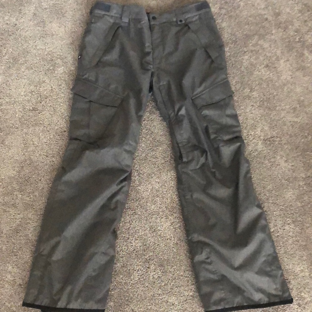 686 men’s medium gray ski pants
